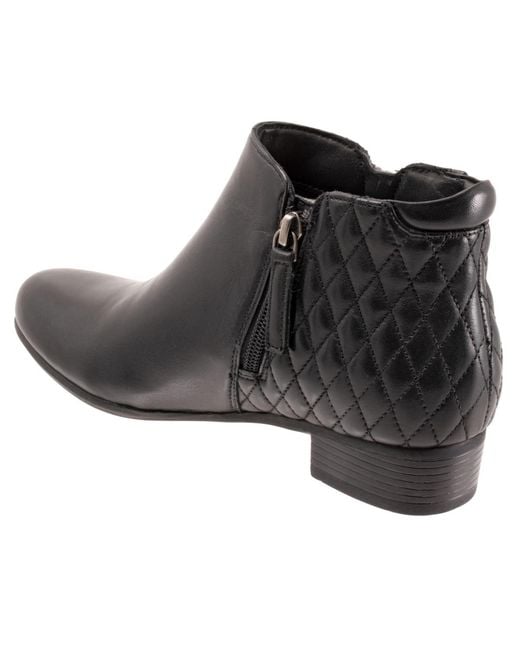 Trotters Black Major Bootie
