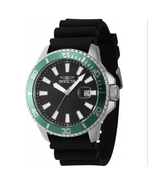 INVICTA WATCH 46129 Pro Diver Quartz 3 Hand Dial Watch in Black for Men Lyst