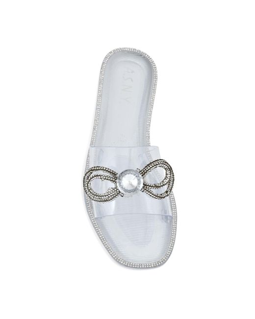 Andrew By Andrew Stevens White S Catalina Jelly Sandals