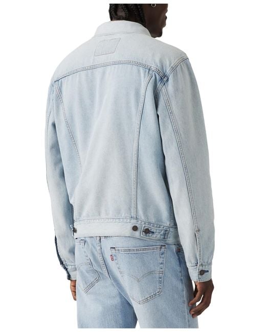 Levi's Blue Lightweight Trucker Jacket for men