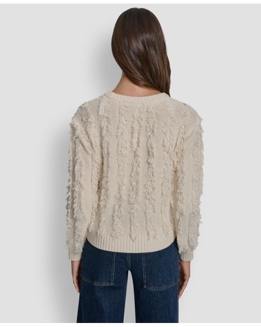 DKNY Natural Long Sleeves Sweater
