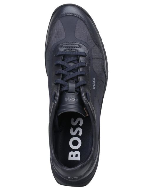Boss Blue Zayn Low-profile Sneaker for men