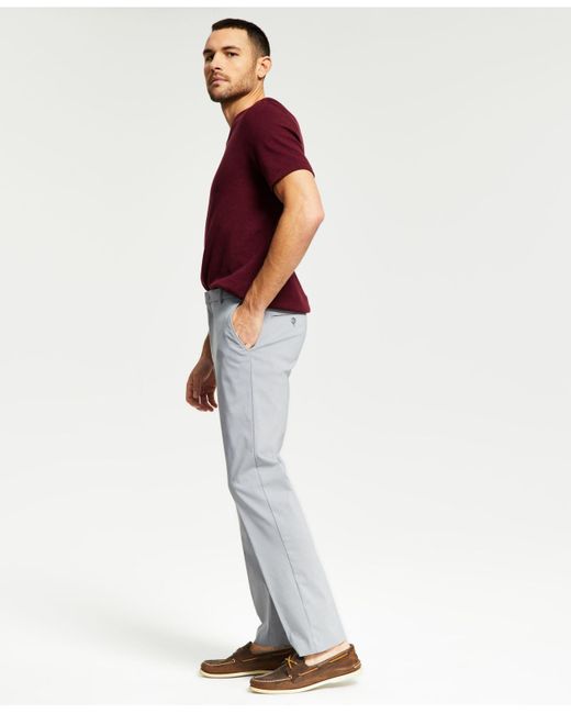 Tommy Hilfiger Modern-fit Th Flex Stretch Comfort Solid Performance Pants  in Gray for Men | Lyst
