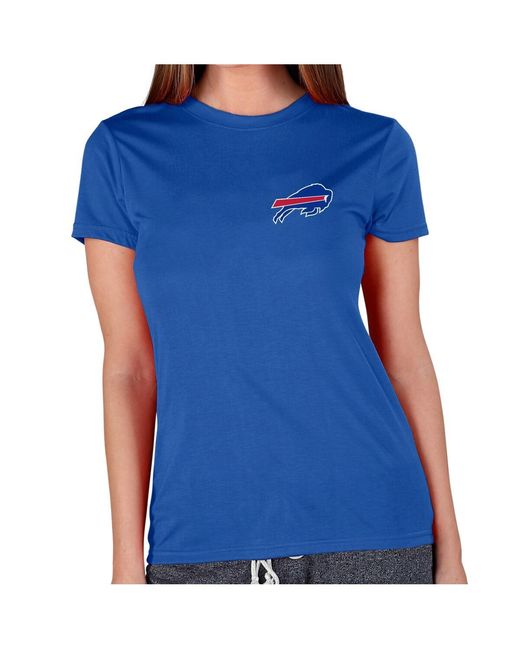 Concepts Sport Blue Buffalo Bills Marathon Knit Lounge Top