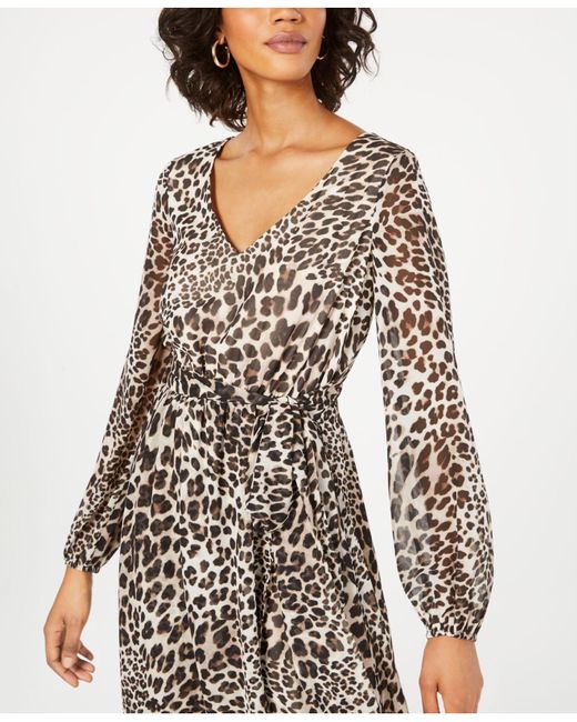 Macy's animal print best sale dresses