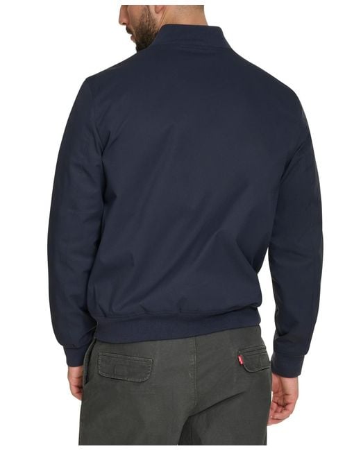 Levi's Blue Military Bomber Jacket for men