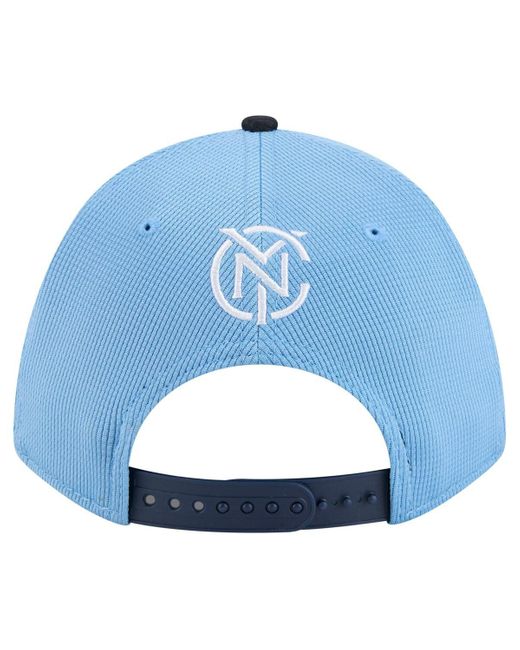 KTZ Blue New York City Fc 2025 Jersey Hook 9forty M-crown Adjustable Hat for men