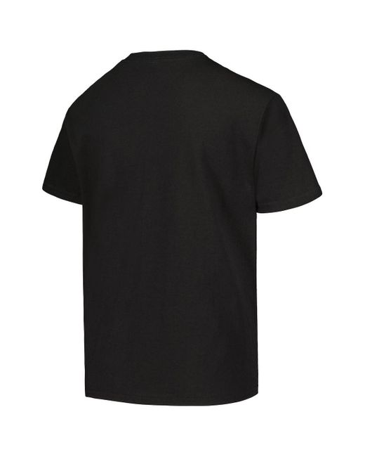 Outerstuff Black Big Boys And Girls La28 Neon Outline T-shirt for men