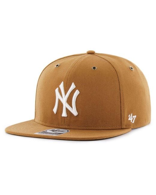 47 Brand Brown New York Yankees Carhartt Captain Cap for men