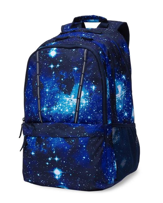 Lands' End Blue Kids Classmate Extra Large Backpack