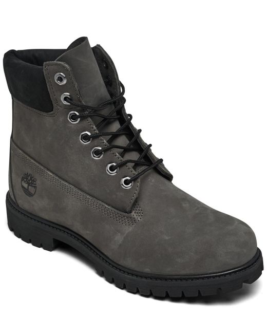 Timberland Black 6" Premium Water-resistant Boots From Finish Line for men