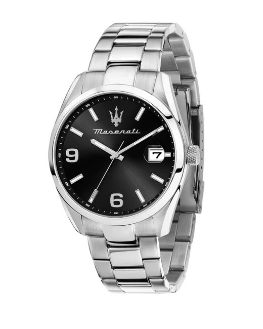 Maserati Gray Date Metal Band Watch for men