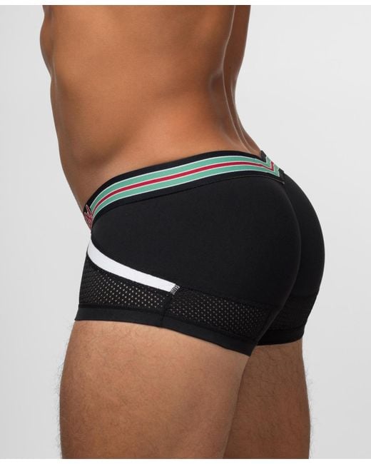 Rounderbum Blue Varsity Anatomic Mini Trunk for men