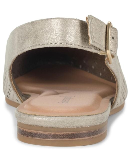 BareTraps Natural Riva Slingback Flats