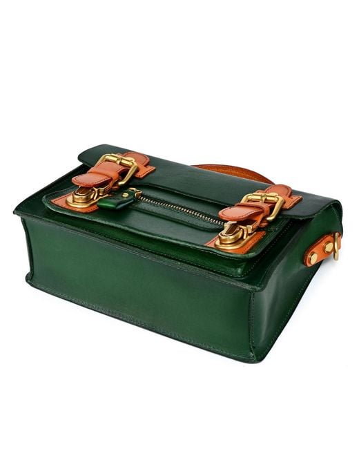 Old Trend Green Aster Mini Satchel