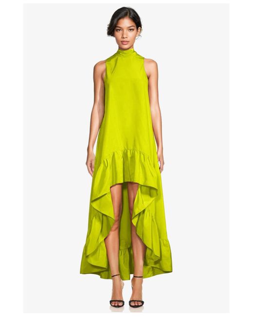 ONE33 SOCIAL Yellow The Yolanda High-low Maxi Gown