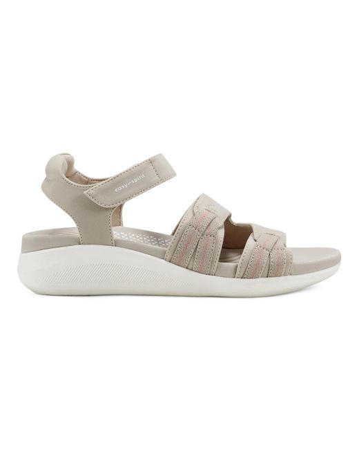 Easy Spirit Gray Weber Lightweight Sporty Sandals