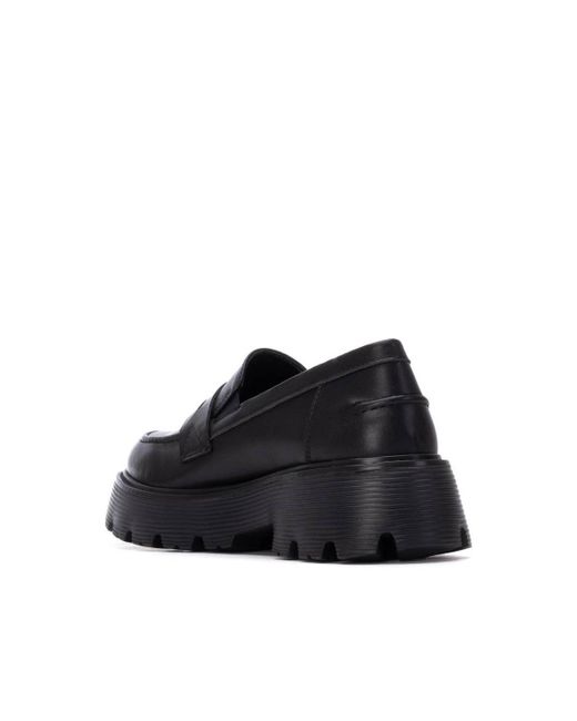 Xti Black Casual Penny Loafers Refresh Collection By