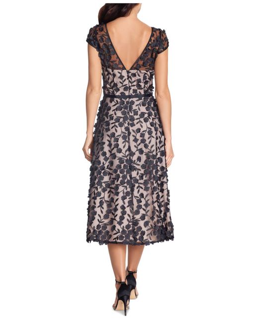 xscape lace midi dress