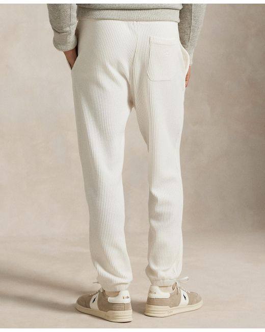 Polo Ralph Lauren Natural Waffle-knit Fleece Sweatpants for men