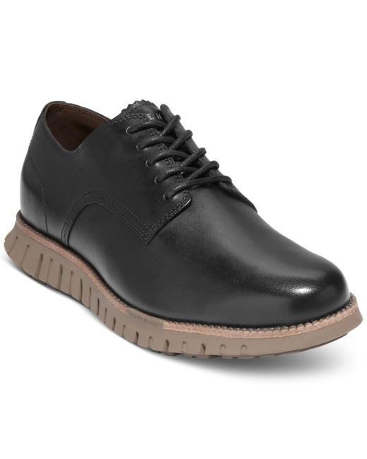 Cole Haan Black Zerøgrand Remastered Lace-up Oxford Dress Shoes for men