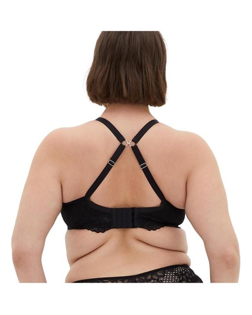 City Chic Blue Plus Size Allure Push Up Bra