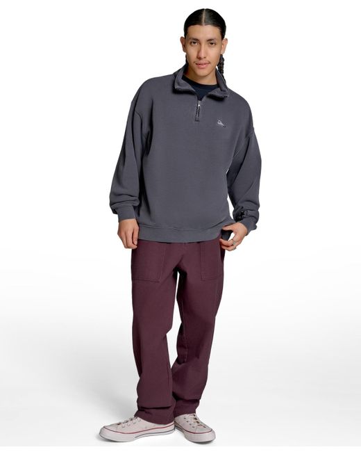 Converse Blue Loose Fit Sneaker Patch Sweatshirt for men