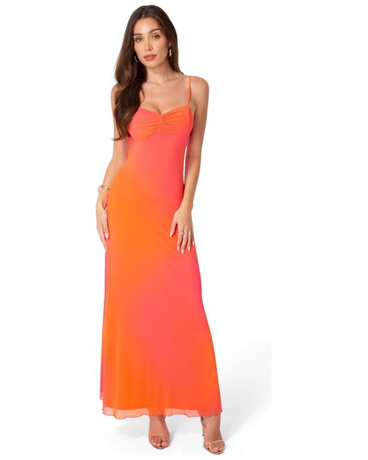 macys orange dress I.N.C. International Concepts Women's Fringe Halter Dress, Exclusively at Macy's 28 Chest Bebe Women's Orange Printed Mesh