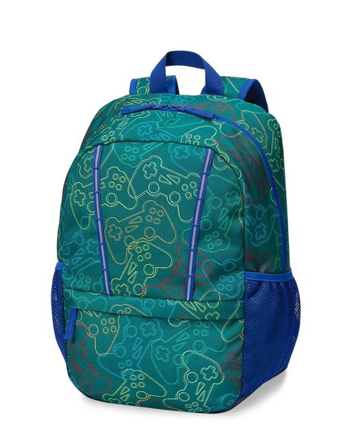 Lands' End Blue Kids Classmate Medium Backpack
