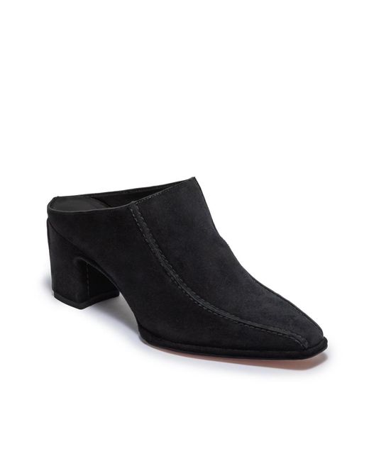 Bernardo Black Brynn Heeled Mule