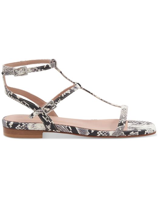 Bruno Magli Metallic Maya Studded Flat Sandals