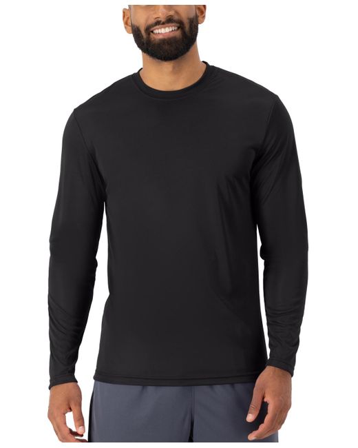 Hanes Green Sport Cool Dri Performance Long Sleeve T-shirt for men