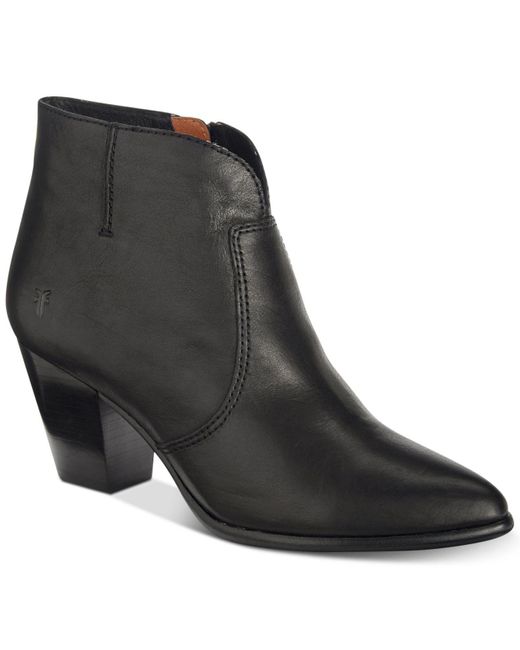 frye black suede booties