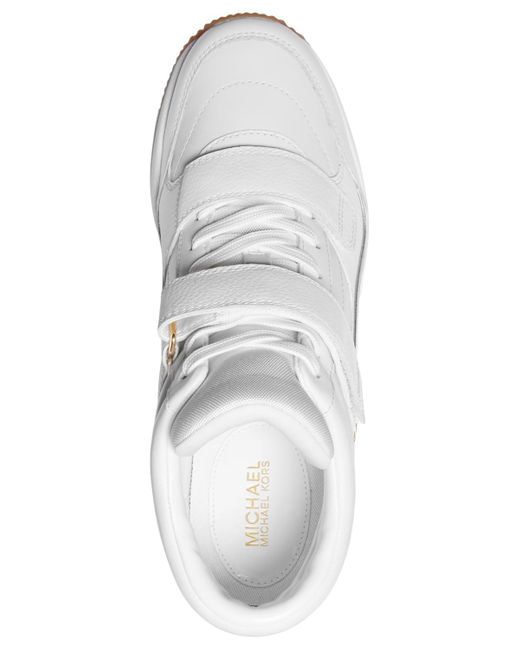 michael kors white high top sneakers