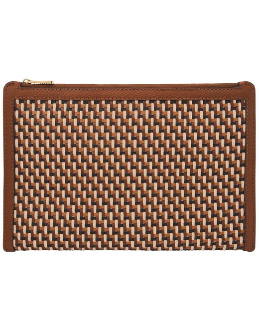 Fossil Metallic Pouch