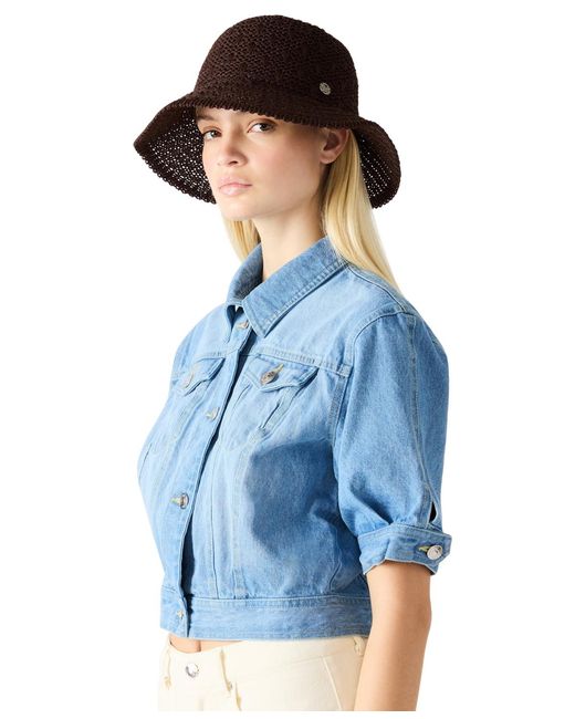 Steve Madden Brown Packable Cloche Hat