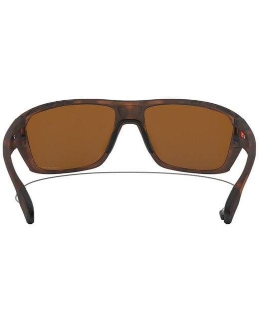 Oakley Brown S Oo9416 Split Shot Rectangular Sunglasses for men