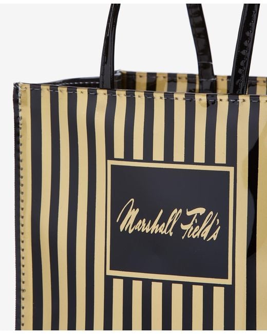 Macy's Black Marshall Field's Throwback Lunch Tote