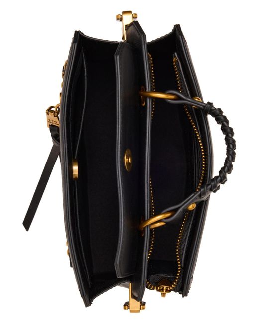 Steve Madden Black Bevelyn Satchel Bag