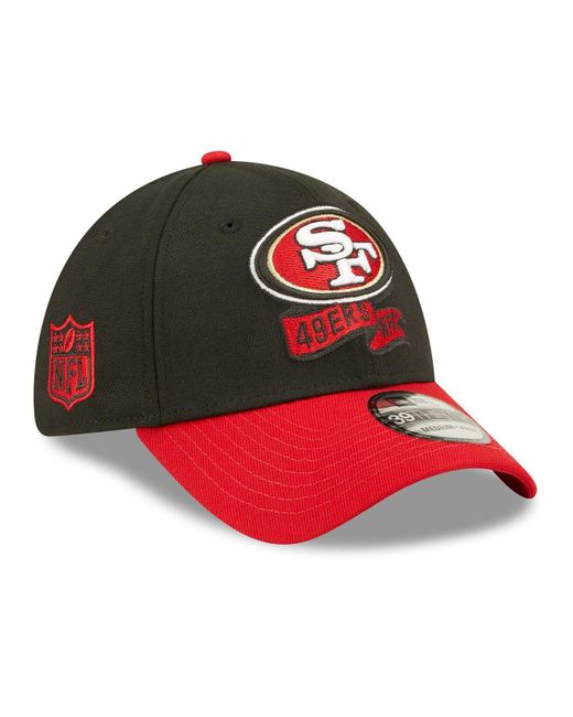 KTZ Synthetic Black And Red San Francisco 49ers 2022 Sideline 39thirty