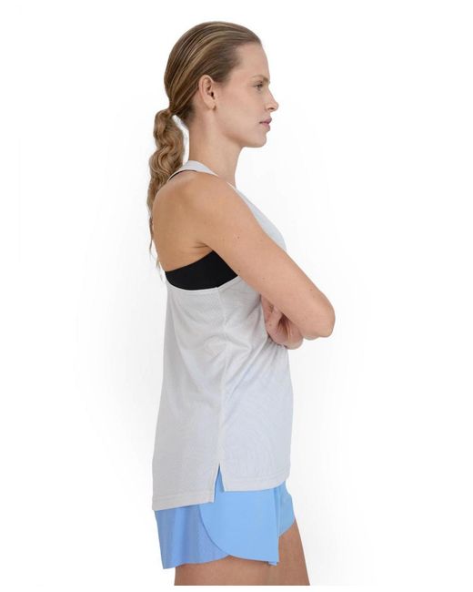 4F White Regular Quick-drying Running Top