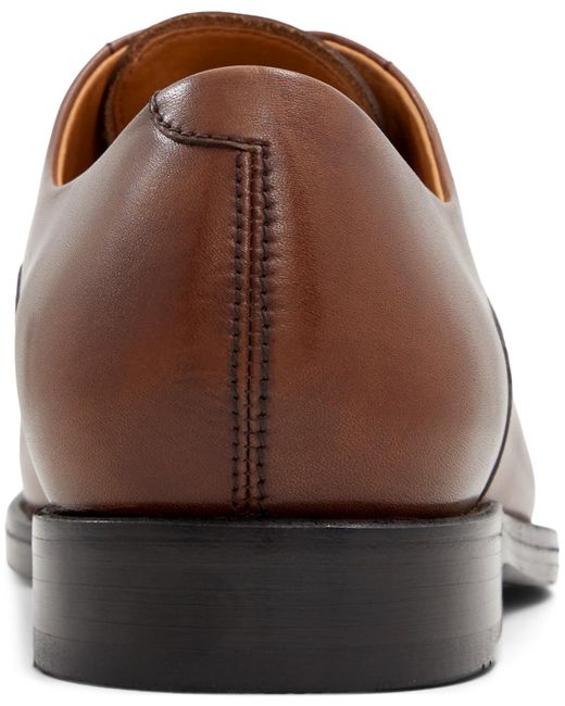 Brooks Brothers Brown Carnegie Lace Up Oxford Dress Shoes for men