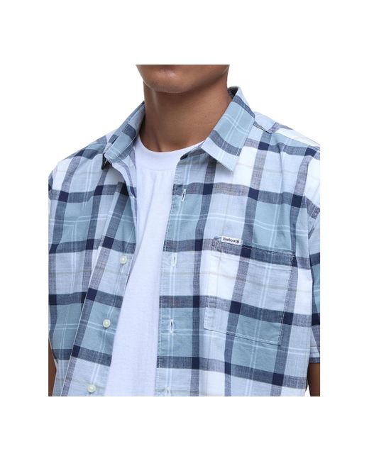 Barbour Blue Gordon Tailored Shirt for men