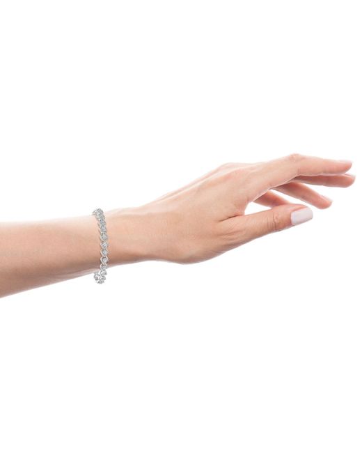 Macy's White Diamond Link Bracelet (3 Ct. T.w.