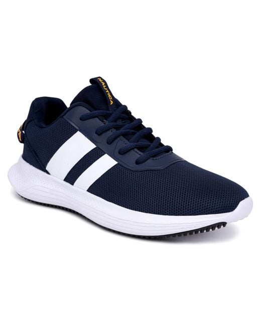 Nautica Blue Manalapin Athletic Sneakers for men