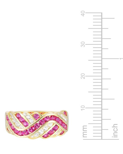 Macy's Pink Created Sapphire
