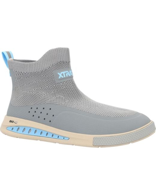 XtraTuf White Ankle Deck Boot Sport Drift Tech for men