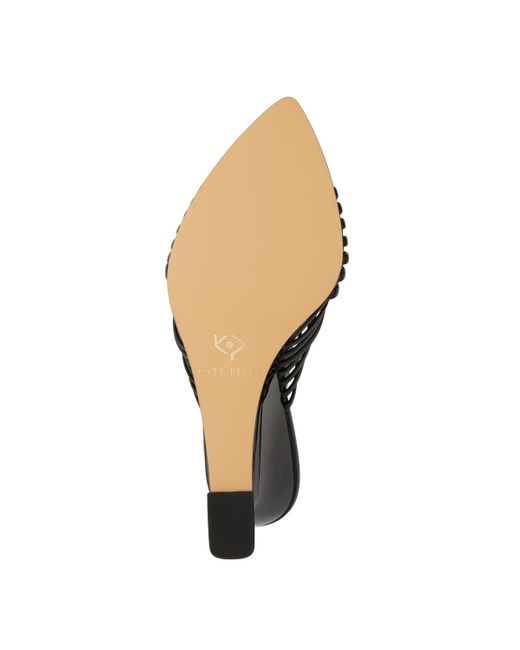 Katy Perry Black Trendygurl Intertwined Slip-on Sandals