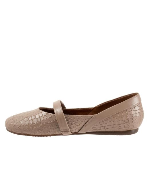 Softwalk® Brown Samara Flat