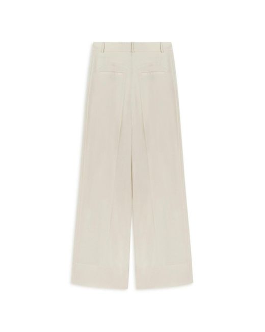 Nocturne Gray Asymmetric Placket Detail Pants